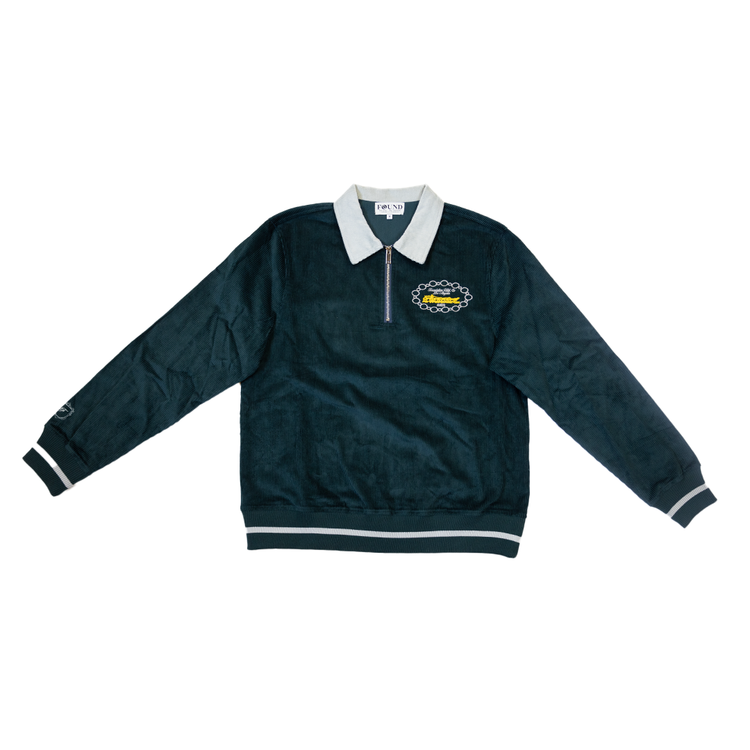 FOUNDATION QUARTER - ZIP CORDUROY FLEECE